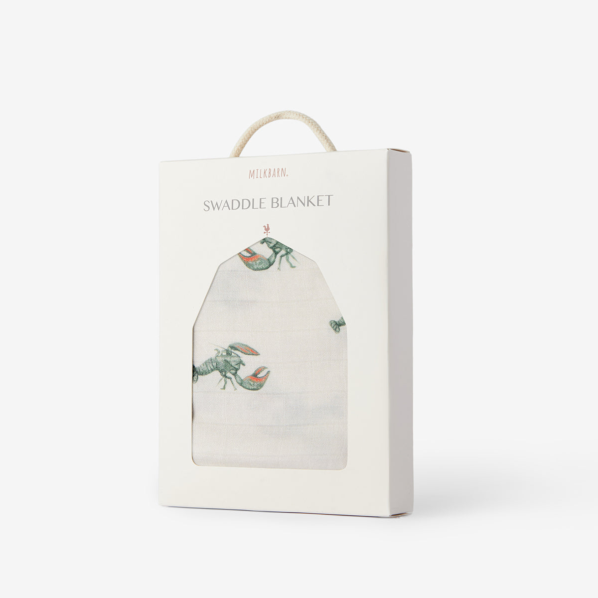 Mint Lobster Bamboo Swaddle