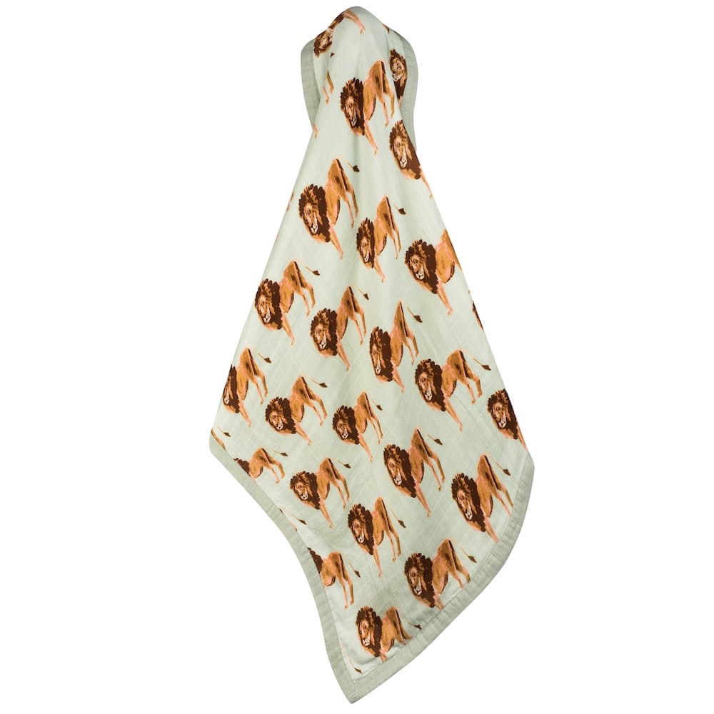 Big Lovey 3-layer Muslin Blanket Unfolded by Milkbarn Kids