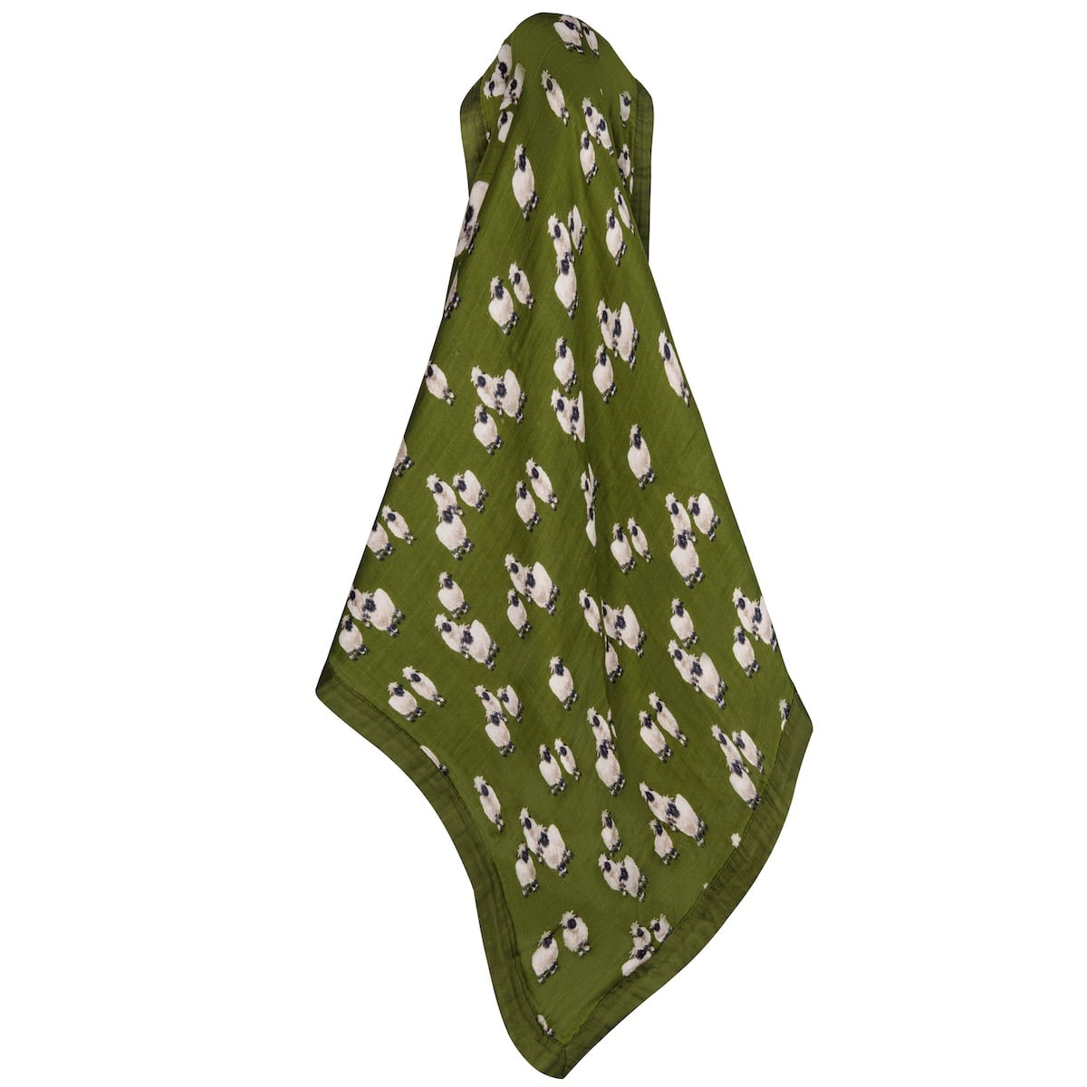 64133_2 - Valais Sheep Big Lovey Three Layer Bamboo and Organic Cotton Baby Blanket by Milkbarn Kids