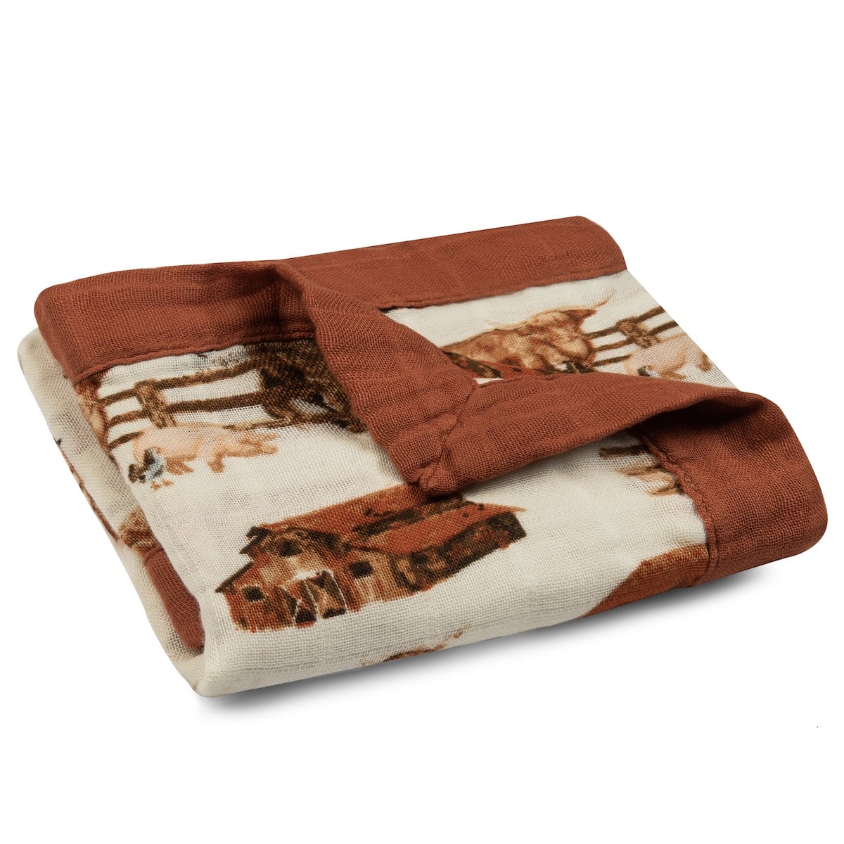 Homestead Mini Lovey Blanket Folded