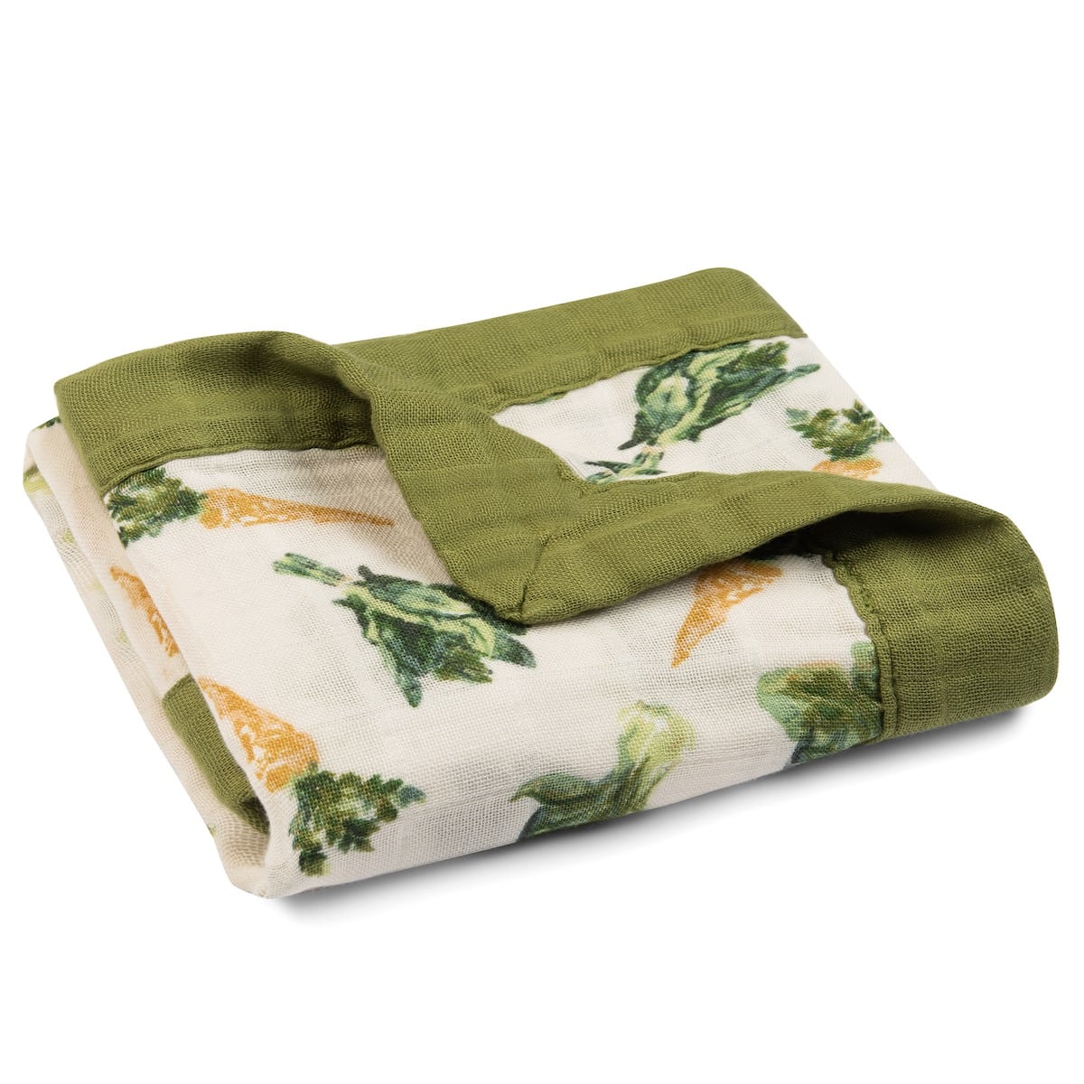 Fresh Veggies Mini Lovey Blanket Folded