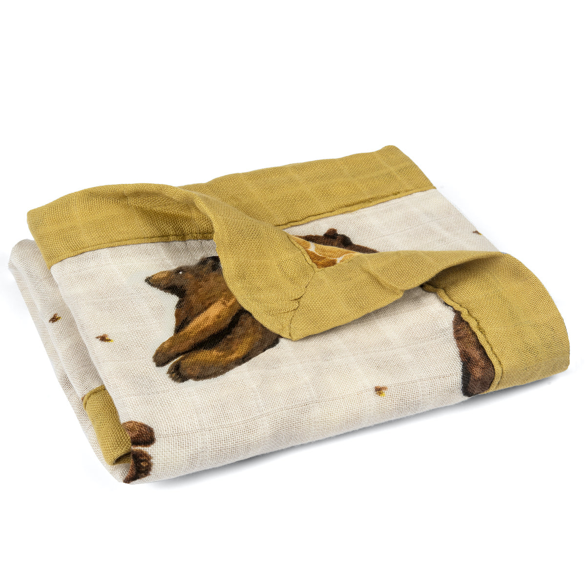 65137 - Honey Bear Mini Lovey Folded