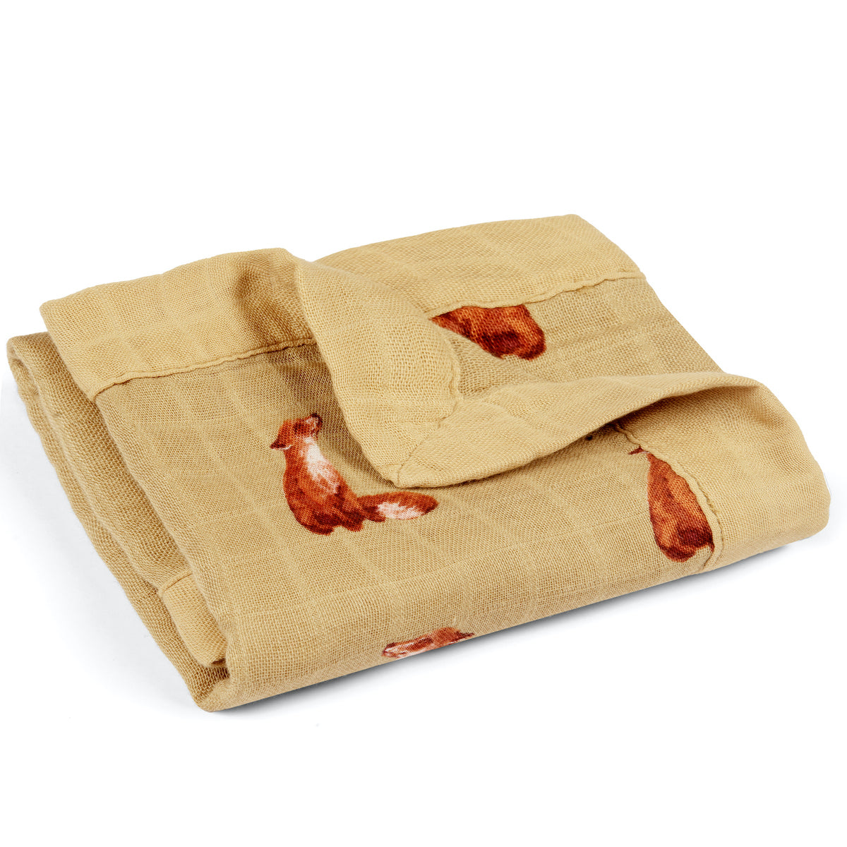65140 - Gold Fox Mini Lovey Folded