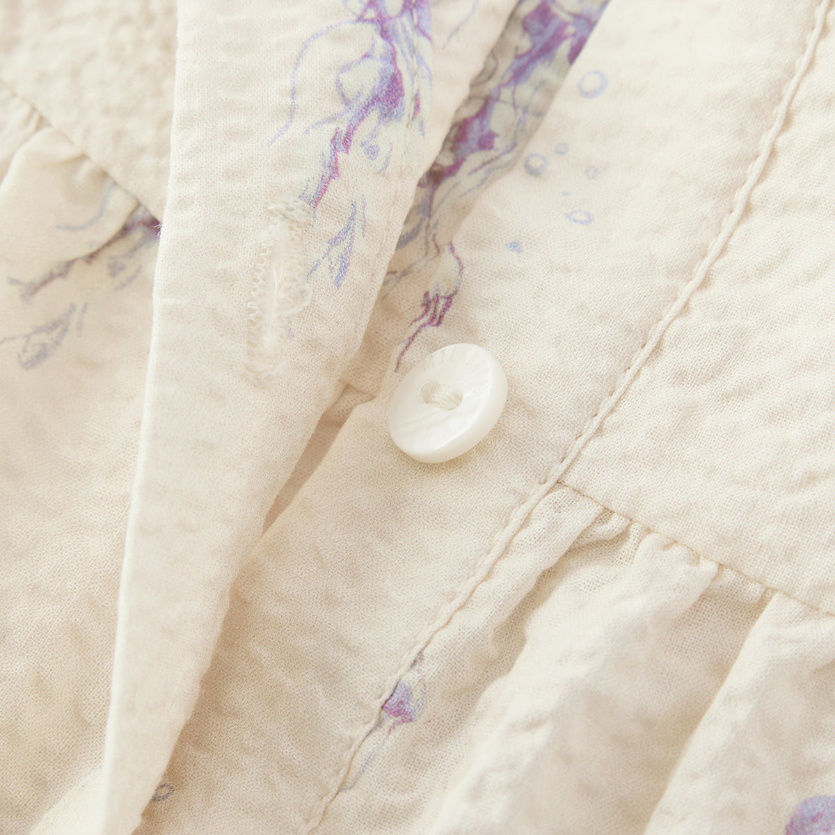 sunset jellyfish ruffle tiered dress