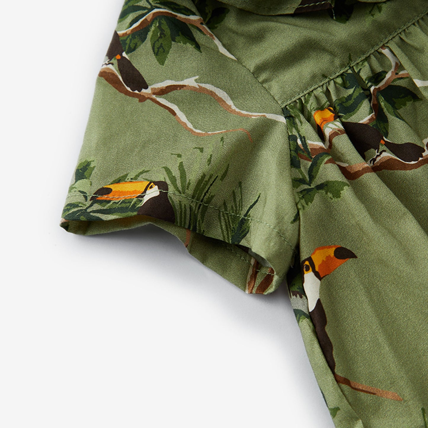 Toucan Butterfly Ruffle Dress & Bloomers