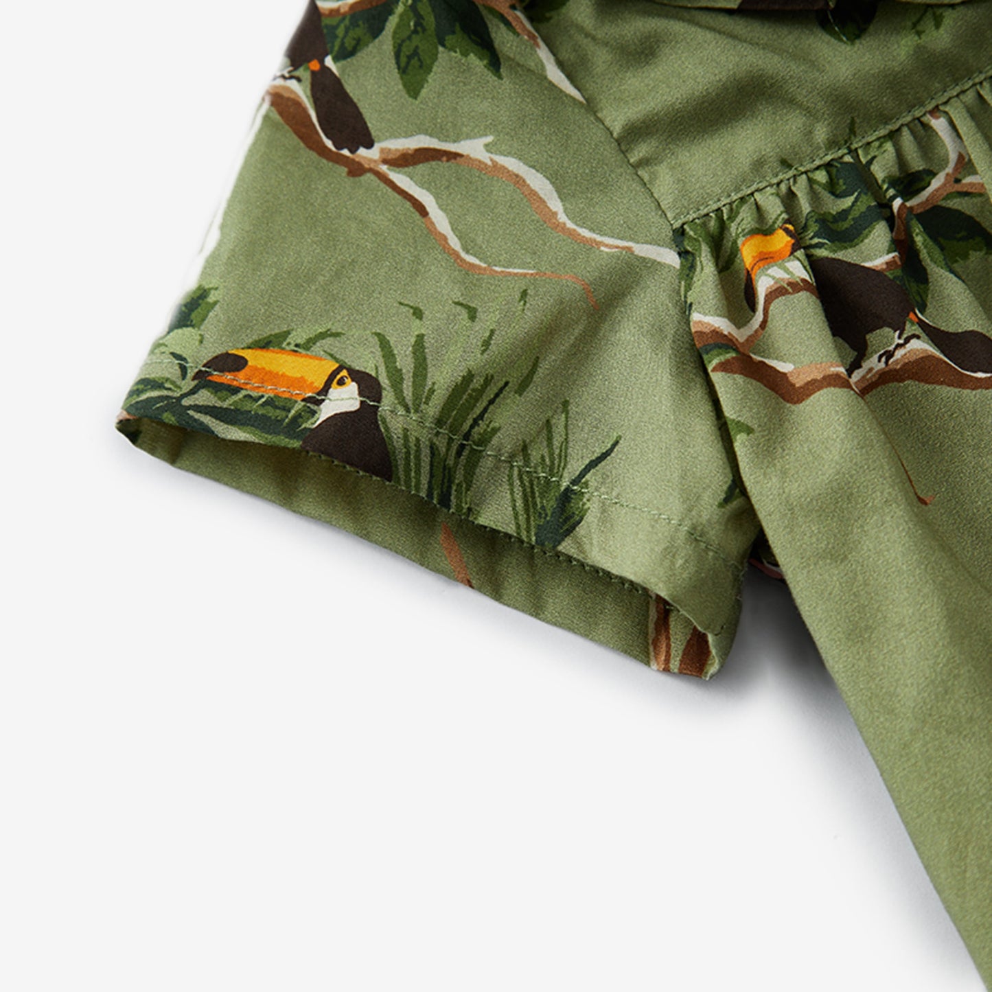 Toucan Butterfly Ruffle Dress & Bloomers