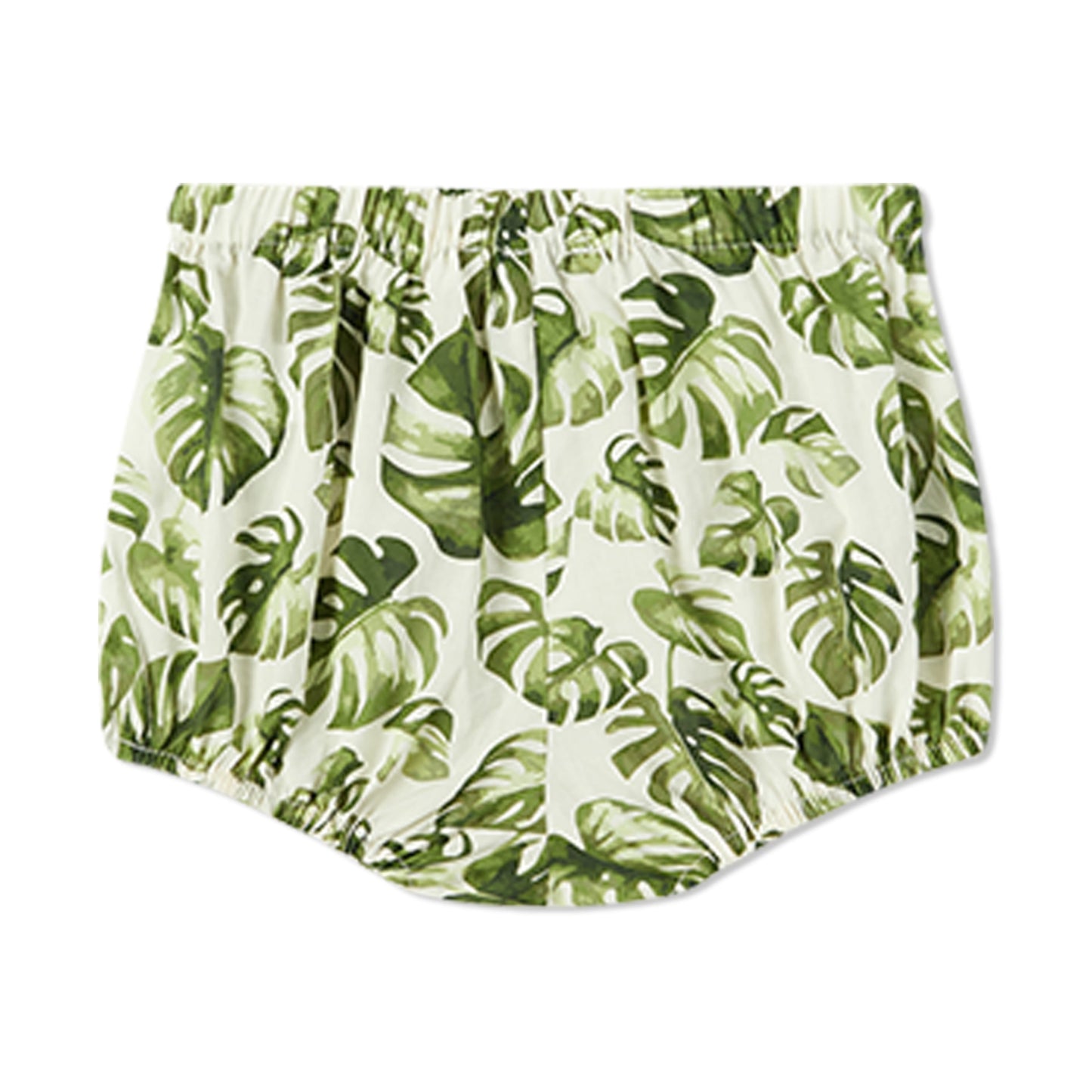 Island Leaf Butterfly Ruffle Dress & Bloomers