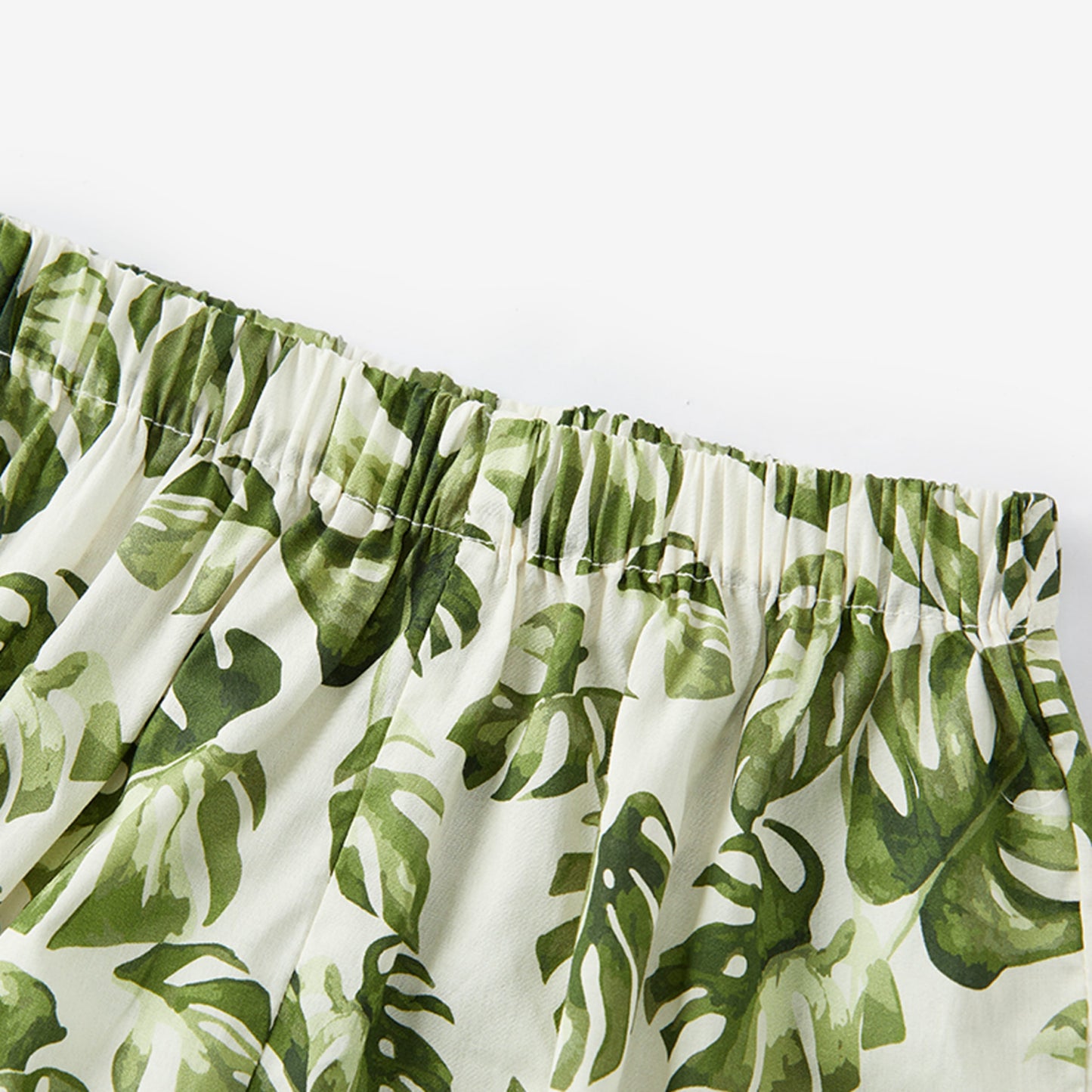 Island Leaf Butterfly Ruffle Dress & Bloomers