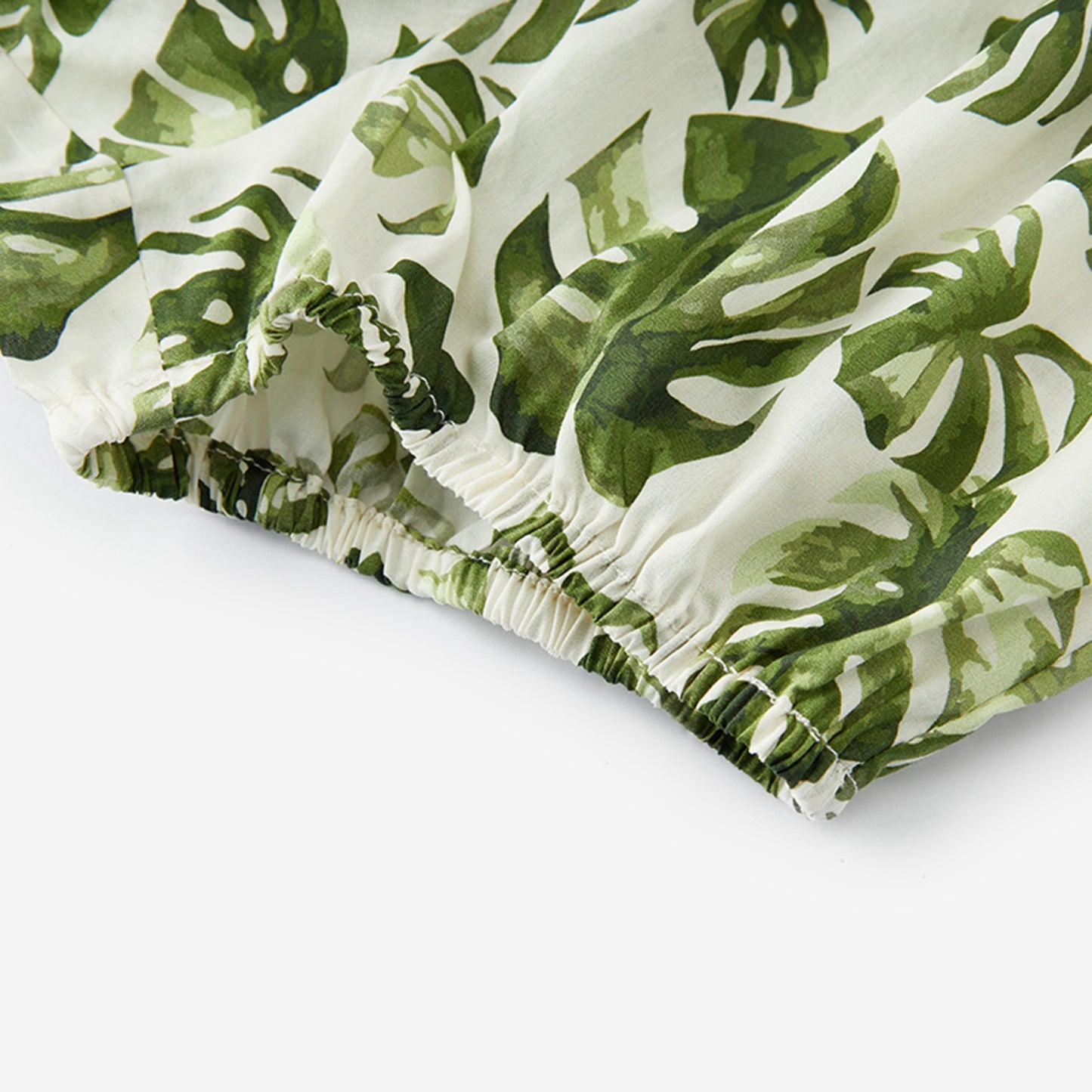 Island Leaf Butterfly Ruffle Dress & Bloomers
