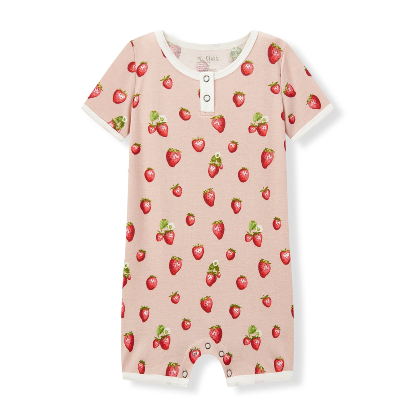 Strawberry Organic Cotton Shortall