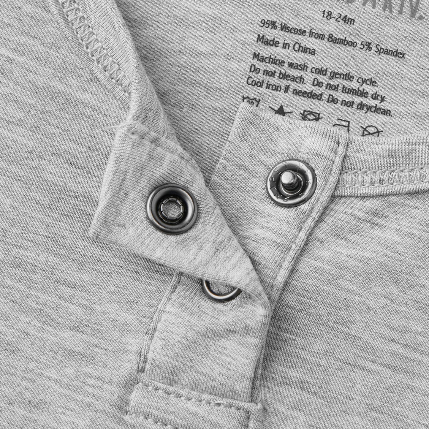 Grey Melange Luxe Solid Shortall