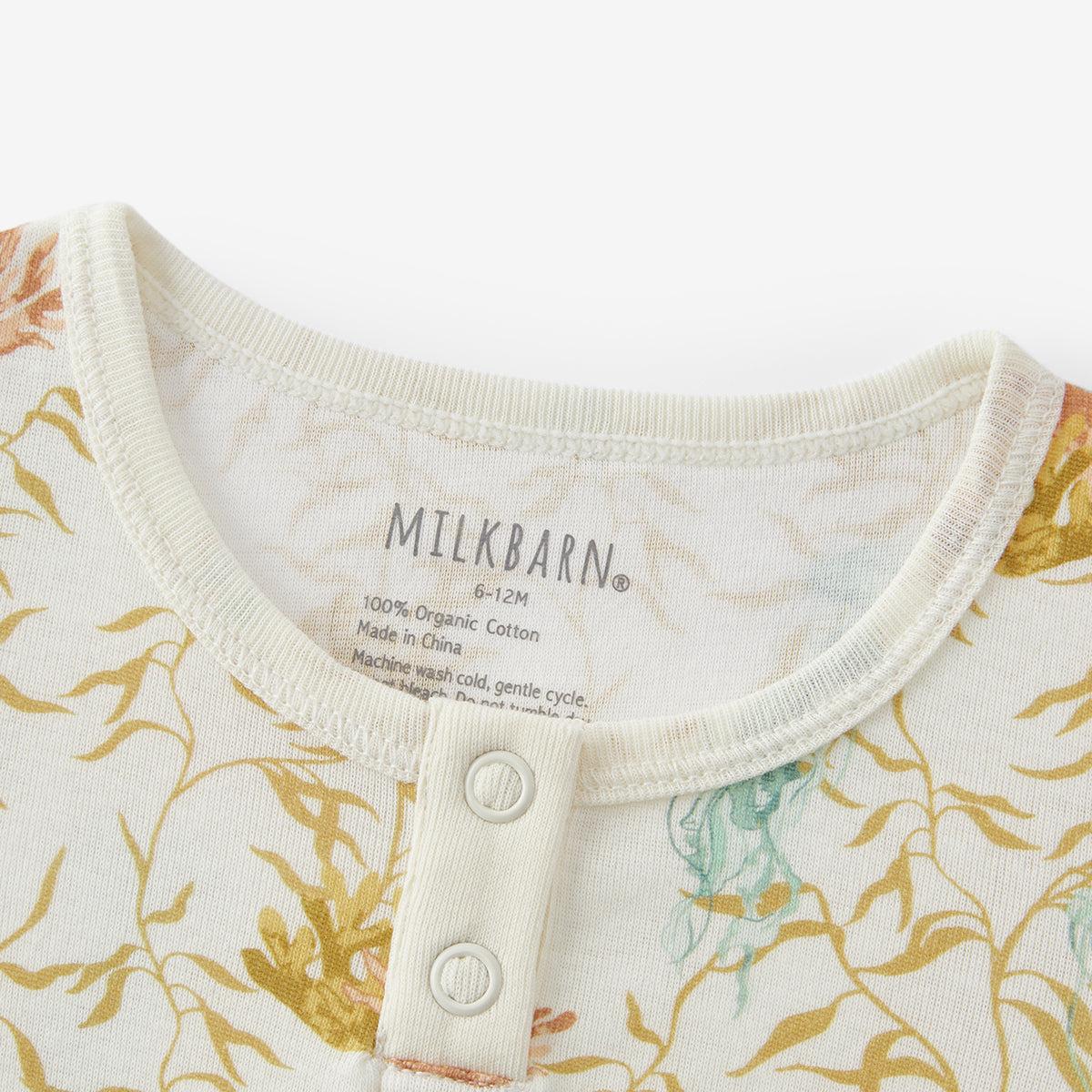 under the sea organic cotton shortall
