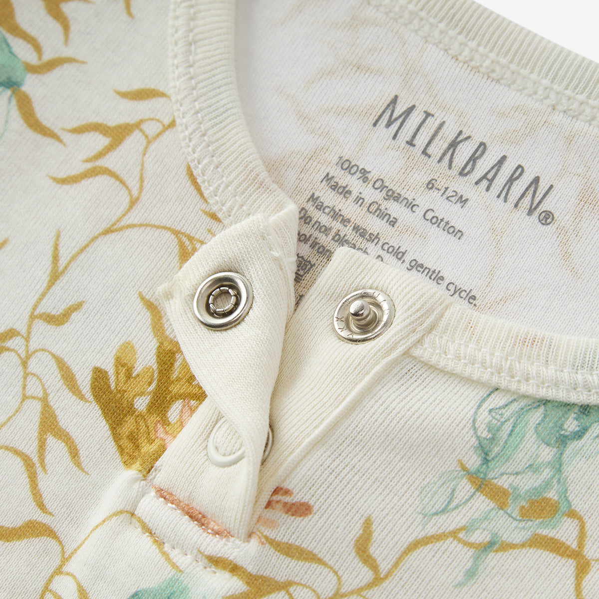 under the sea organic cotton shortall