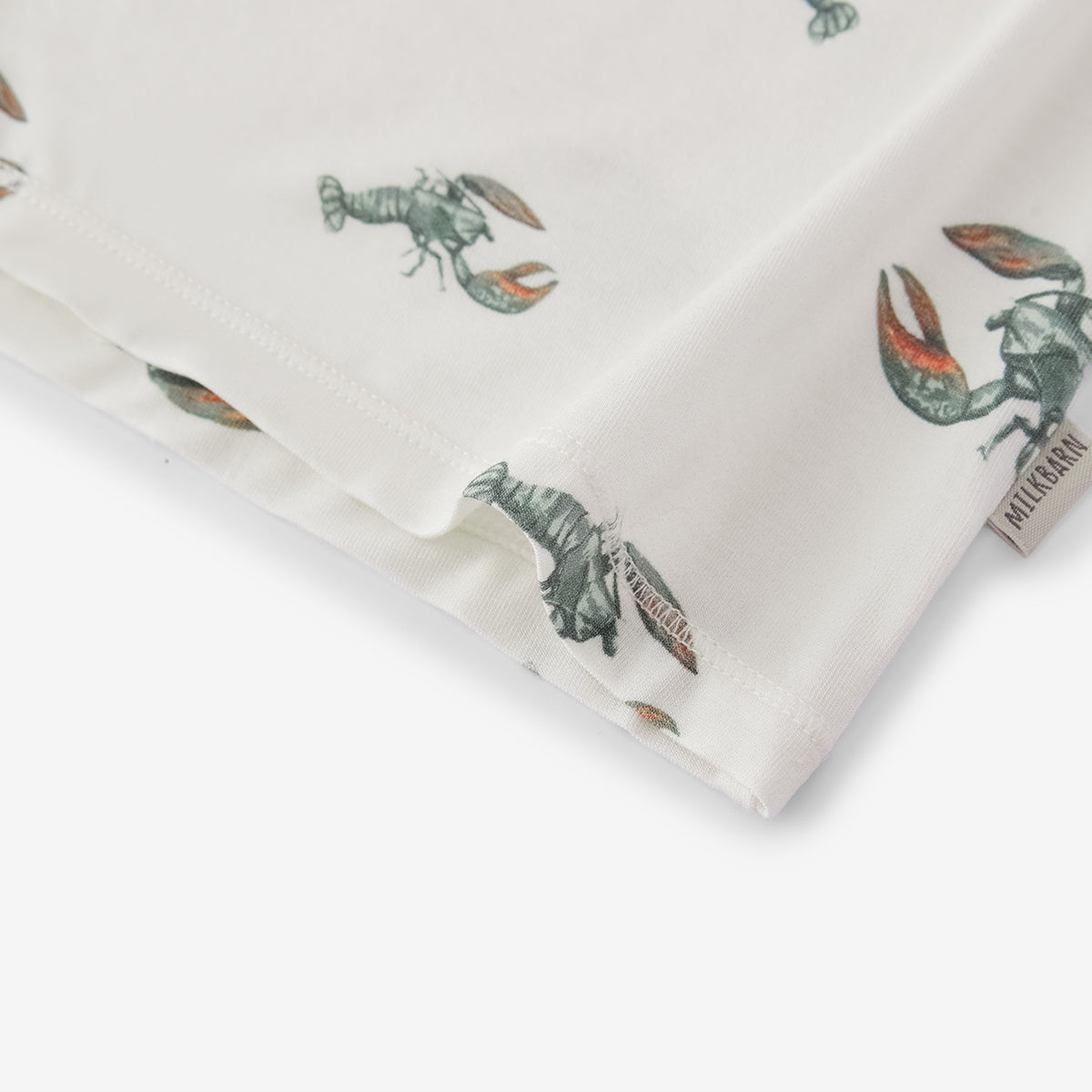Mint Lobster Luxe Stretch Long Sleeve Two Piece Pajama Set