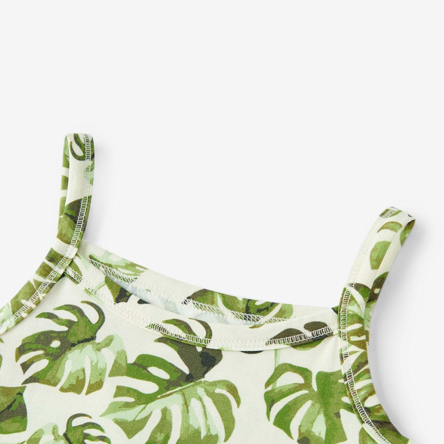 Island Leaf Cotton Stretch Ballet Dress