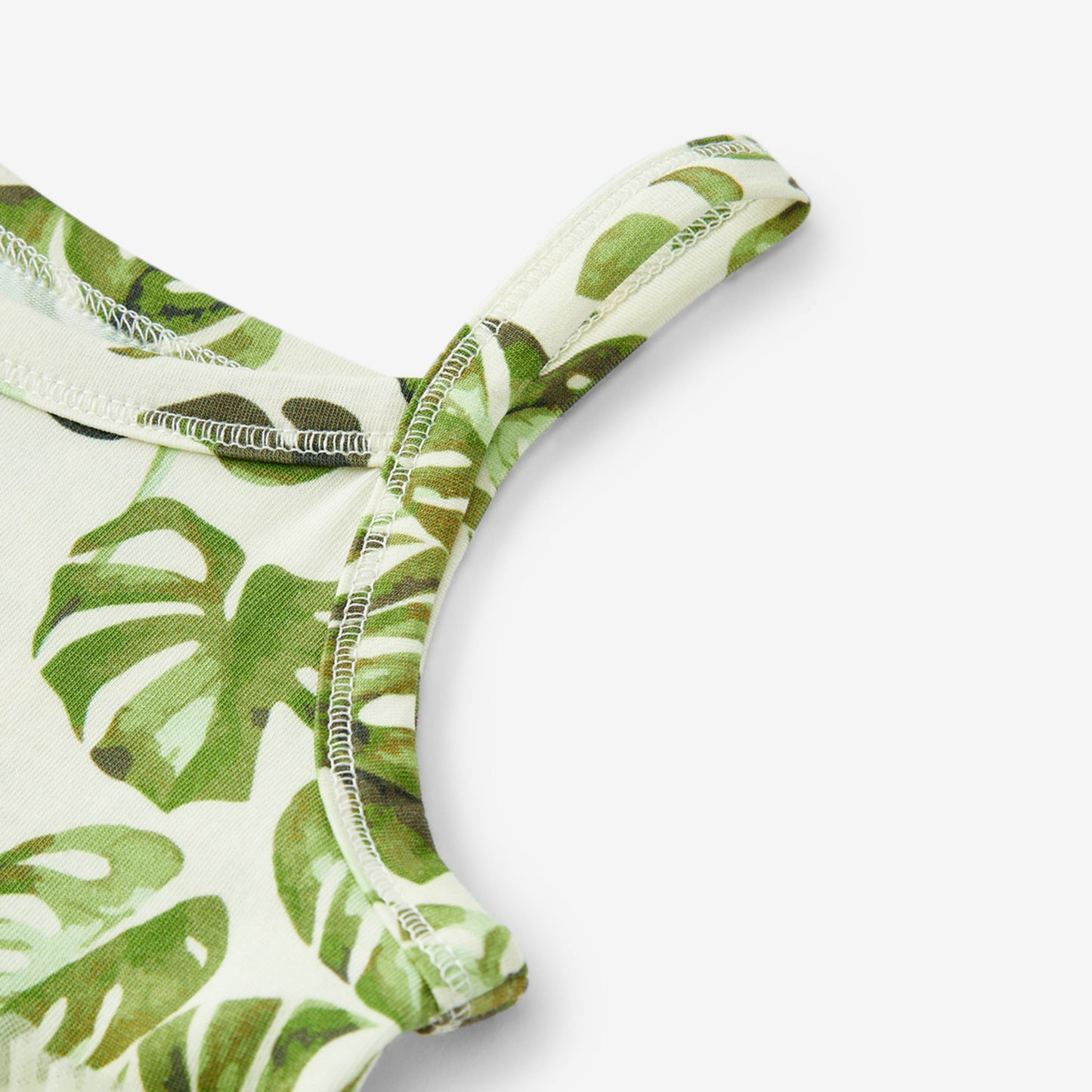 Island Leaf Cotton Stretch Ballet Dress