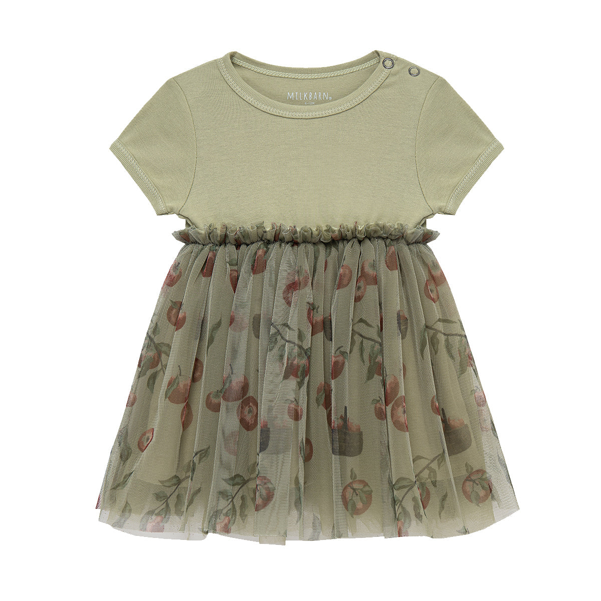 Apple Orchard Organic Cotton Ballet Dress MILKBARN Apple Orchard Organic Cotton Ballet Dress MILKBARN