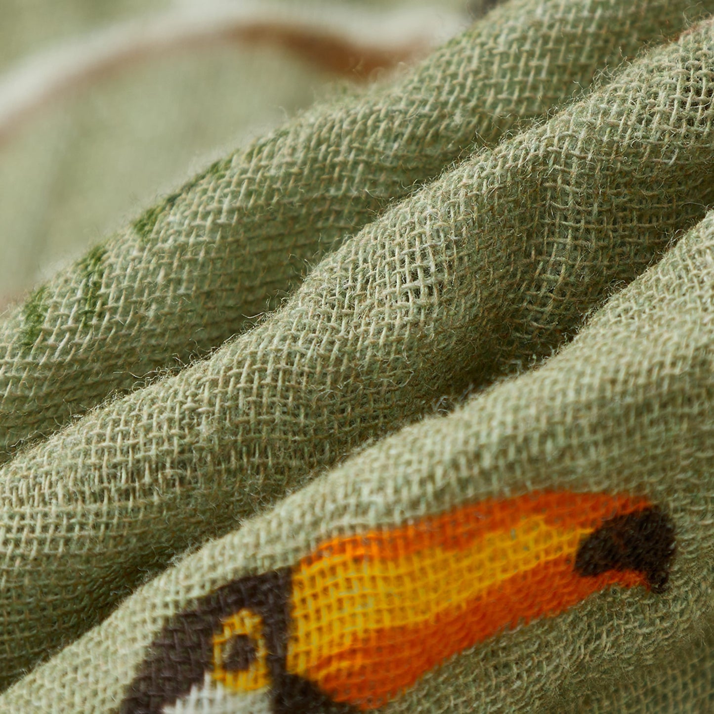 Toucan Organic Cotton Crib Sheet