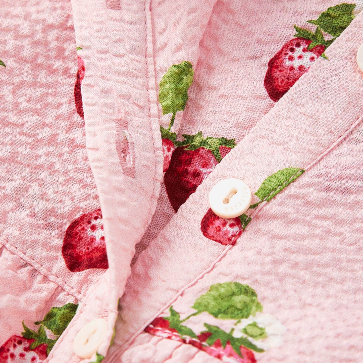 Strawberry Ruffle Collar One Pieces