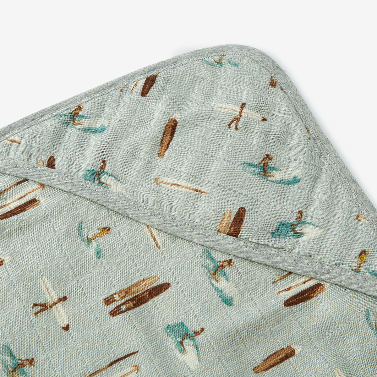 Vintage Surf Hooded Swaddle Blanket