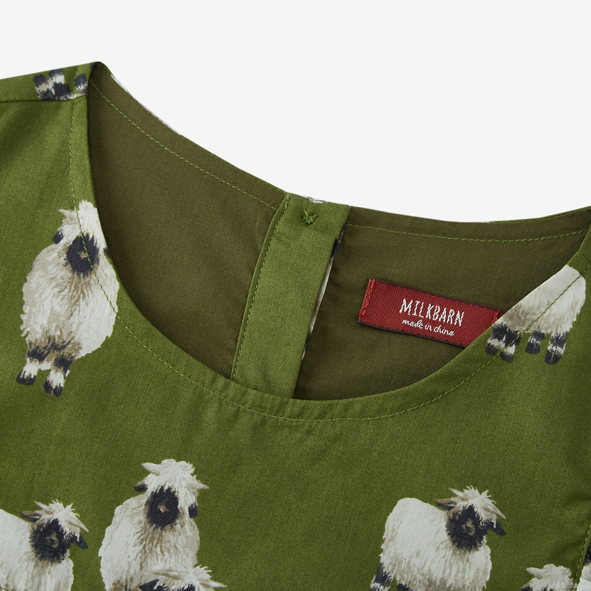Valais Sheep Butterfly Ruffle Dress