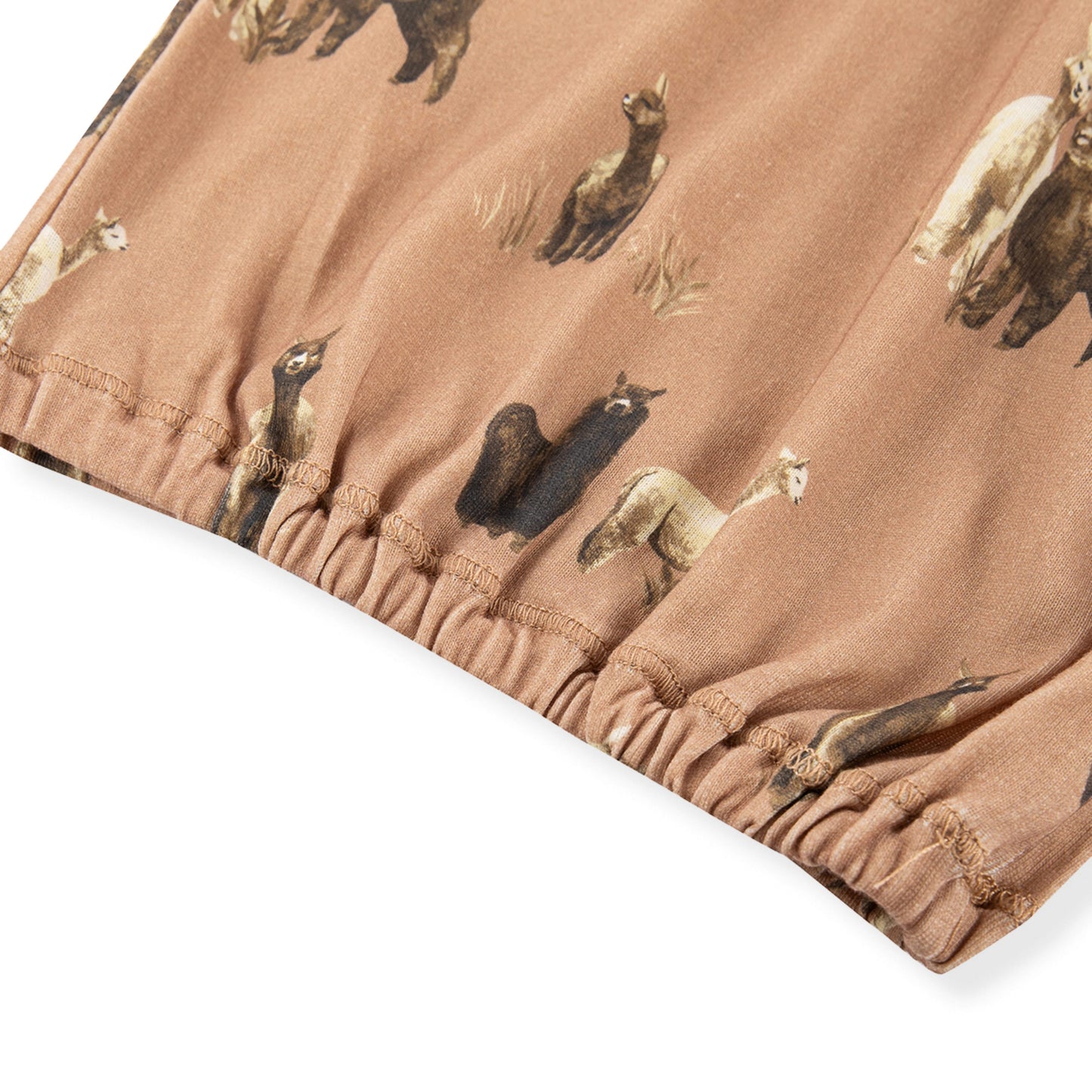 Alpaca Organic Cotton Newborn Gown & Hat Set