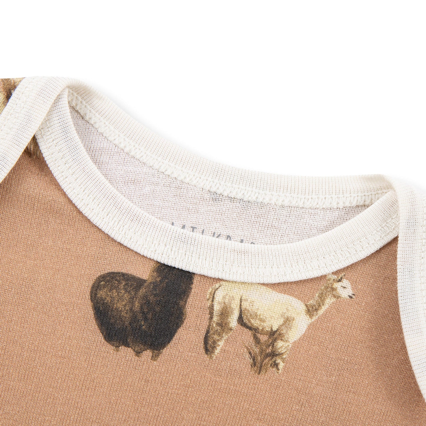 Alpaca Organic Cotton Newborn Gown & Hat Set