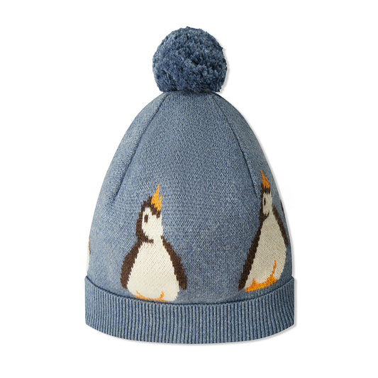 Penguin Family Knitted Pom Beanie