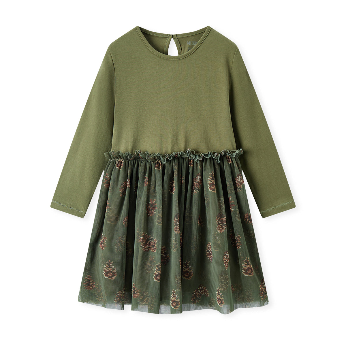 Pinecone Cotton Stretch Long Sleeve Ballet Dress Pinecone Cotton Stretch Long Sleeve Ballet Dress