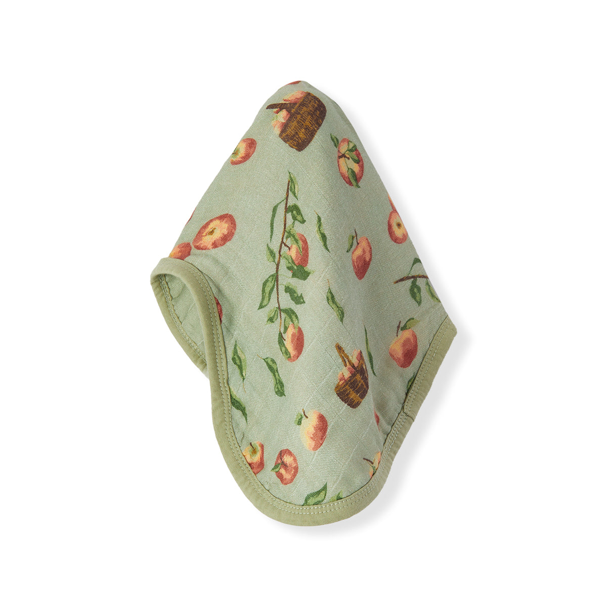 Apple Orchard Contour Four Layer Burp Cloth
