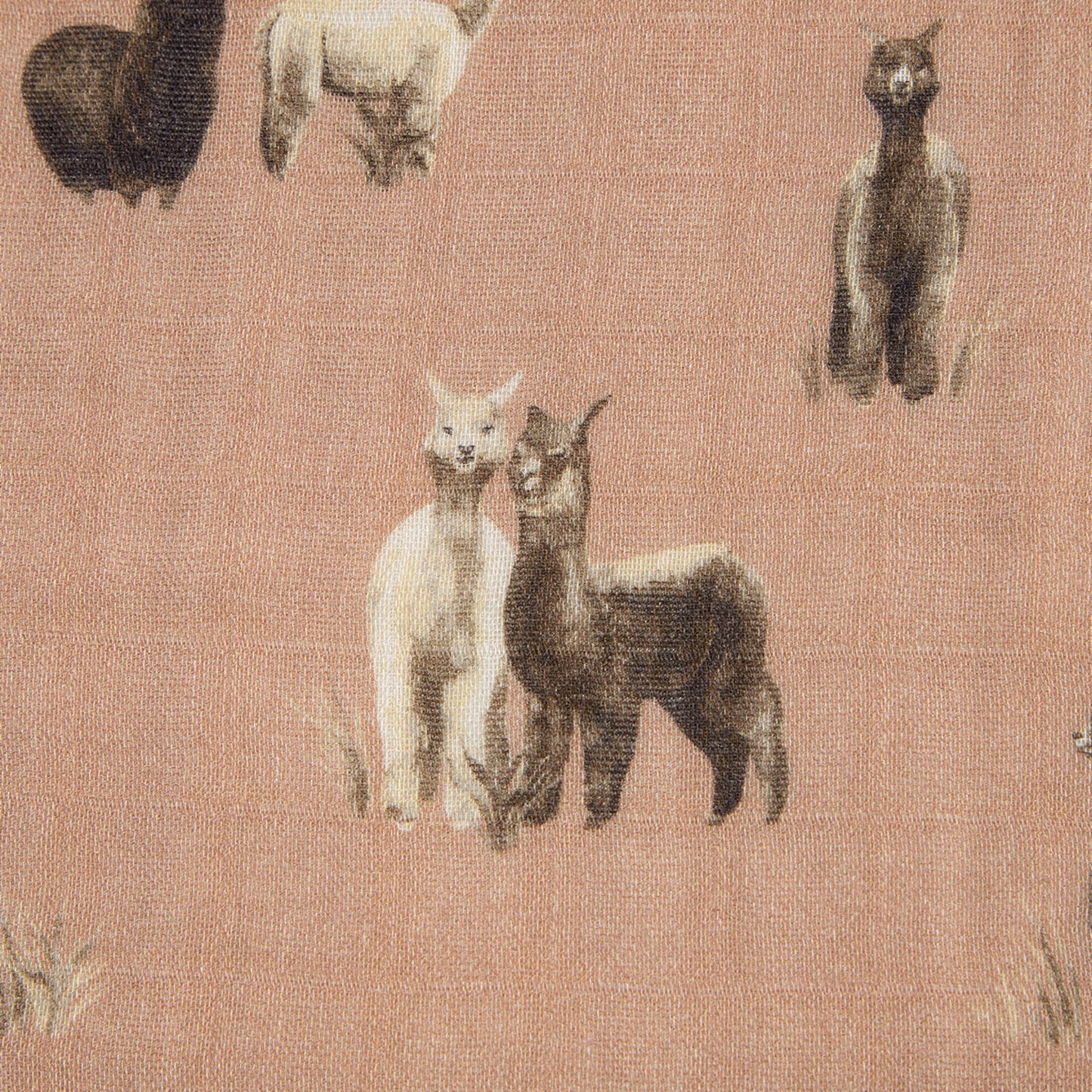 Alpaca Contour Four Layer Burp Cloth