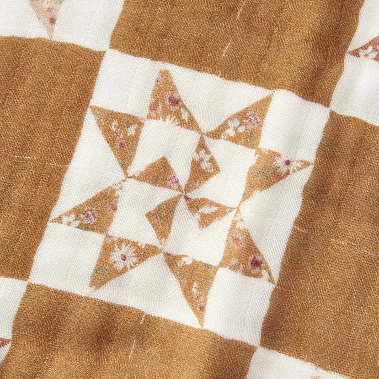 Quilt Contour Four Layer Burp Cloth