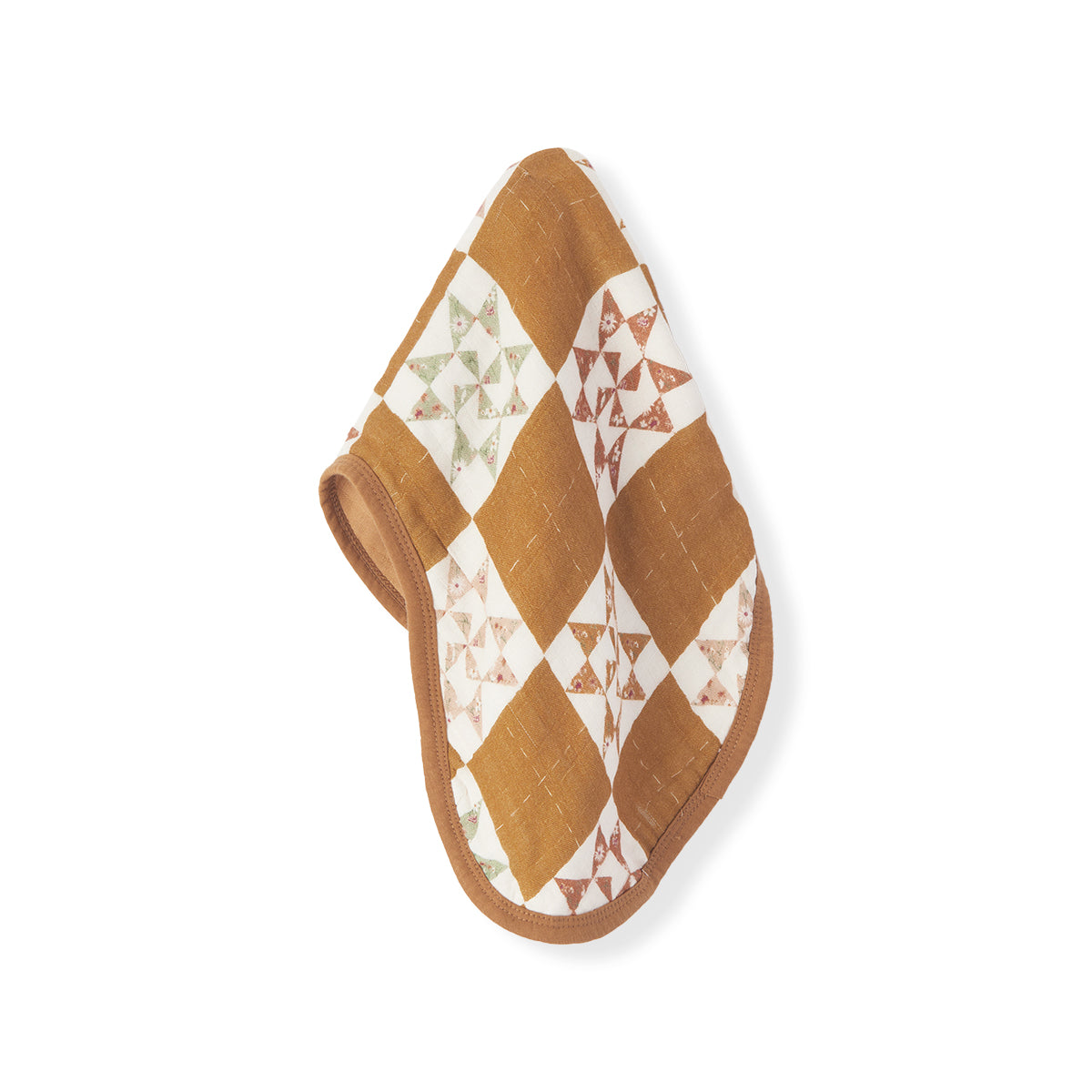 Quilt Contour Four Layer Burp Cloth