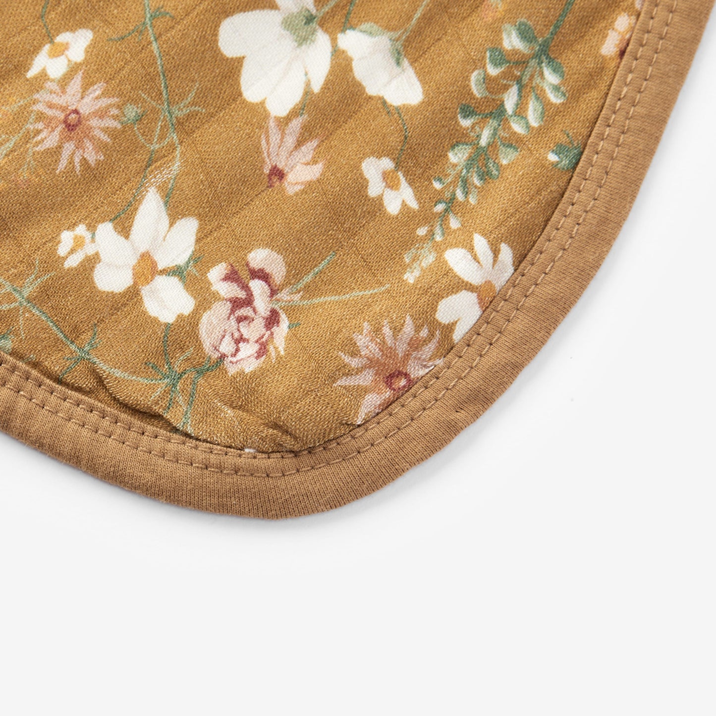 Wildflower Contour Four Layer Burp Cloth