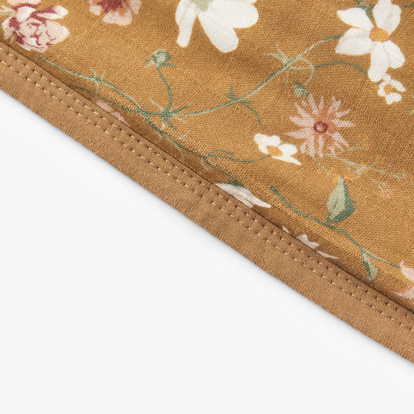 Wildflower Contour Four Layer Burp Cloth