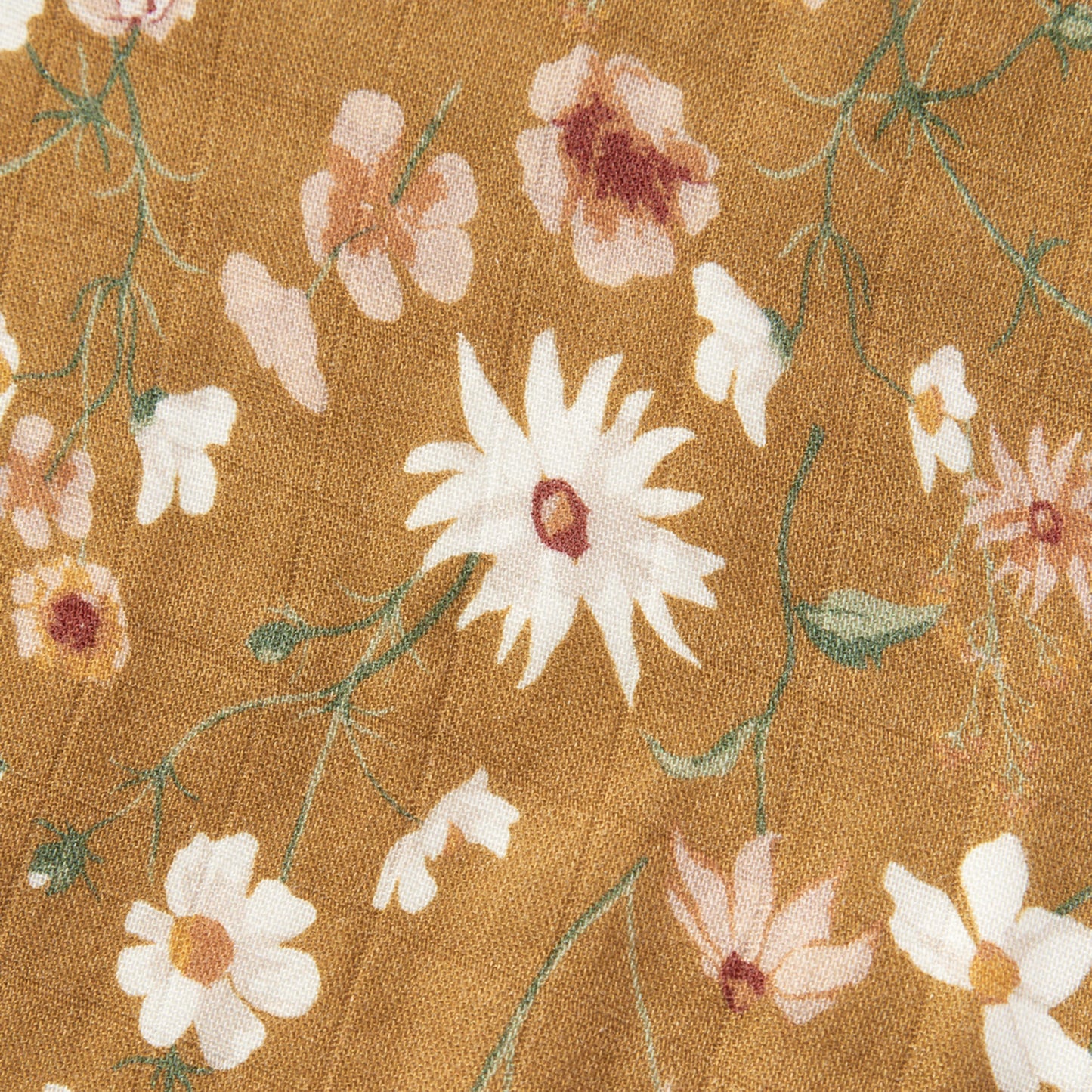 Wildflower Contour Four Layer Burp Cloth