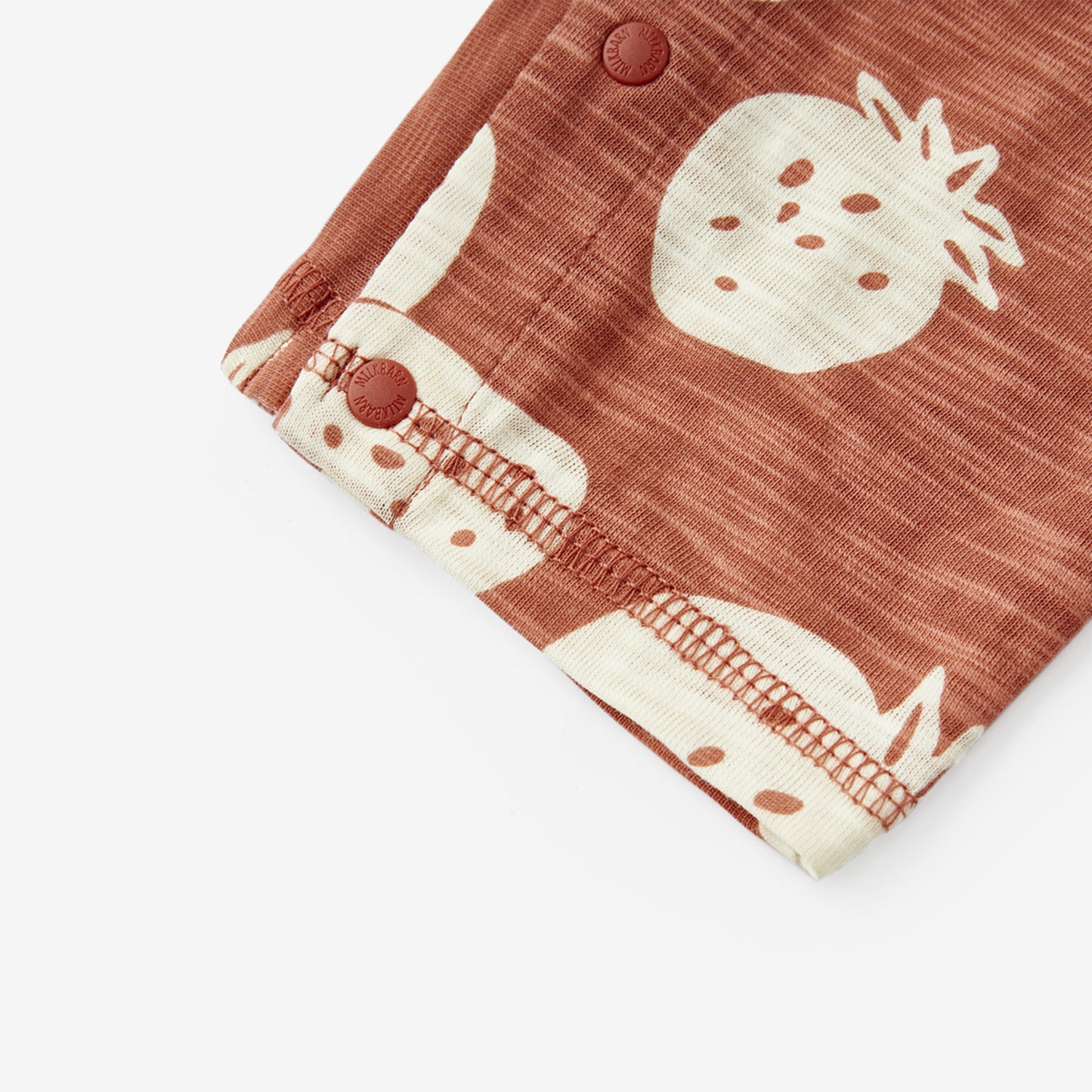 Strawberry Silhouette Slub Cotton Sleeveless Jumper