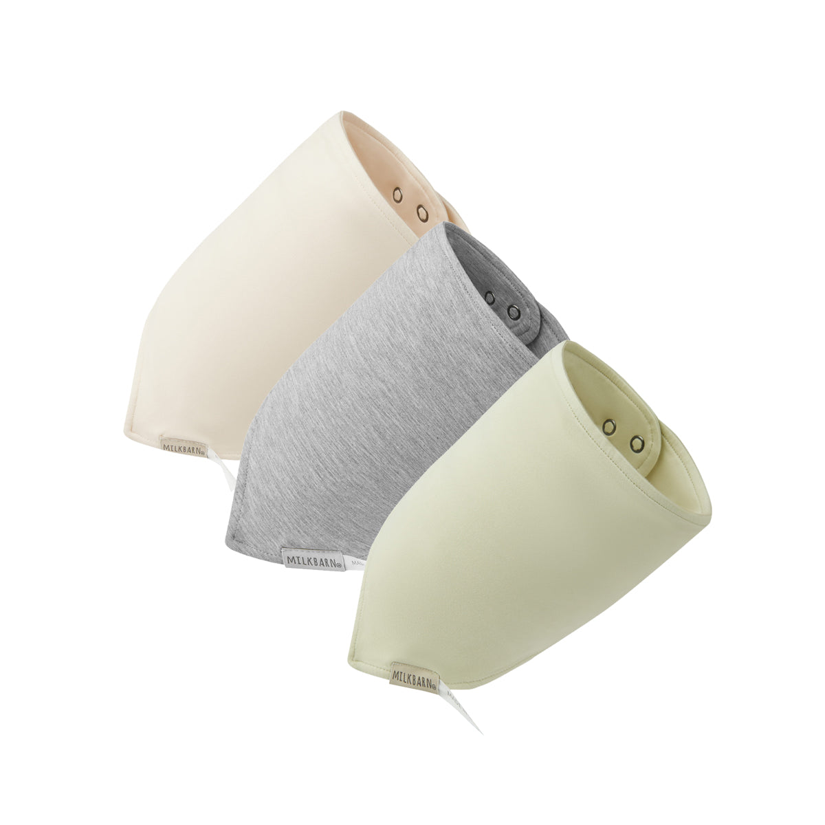 Kerchief Bib 3-Pack: Luxe Solids