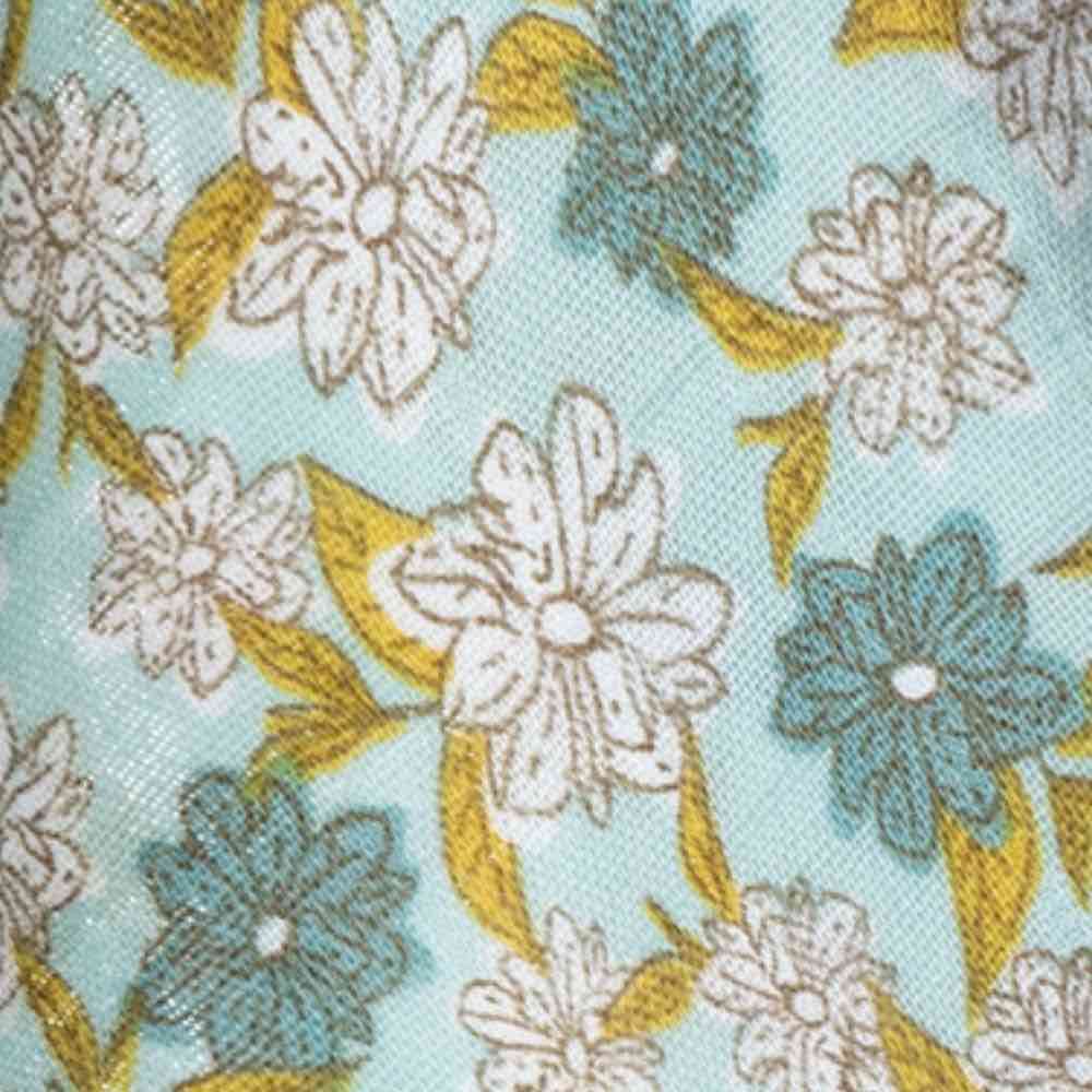 Blue Floral Print by Milkbarn Kids