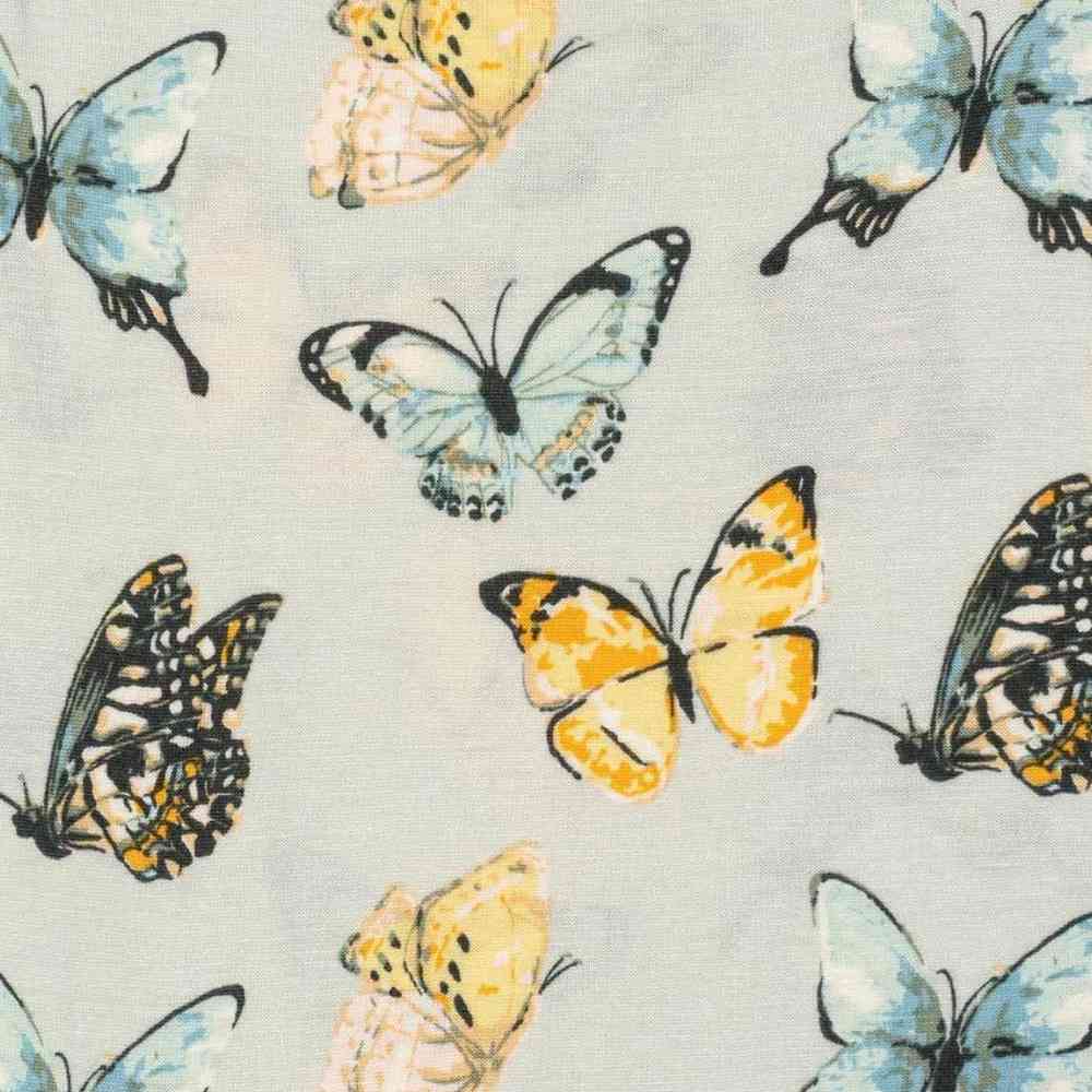 Butterfly Bamboo Print by Milkbarn Kids