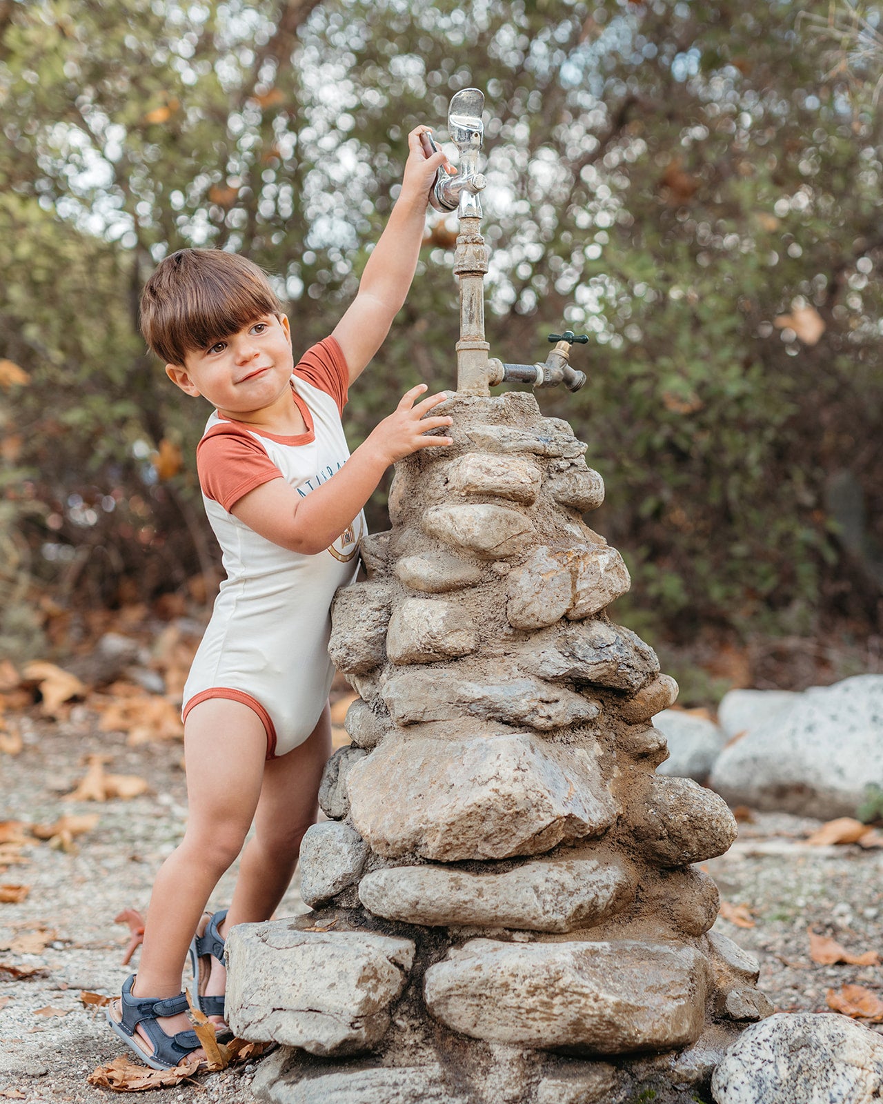 Milk Tea Bamboo Stretch Short Sleeve Sport One Piece