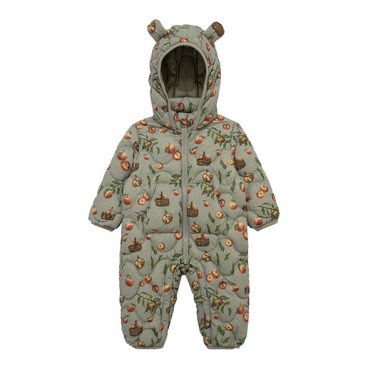 Apple Orchard Lightweight Down Hooded Jumpsuit
