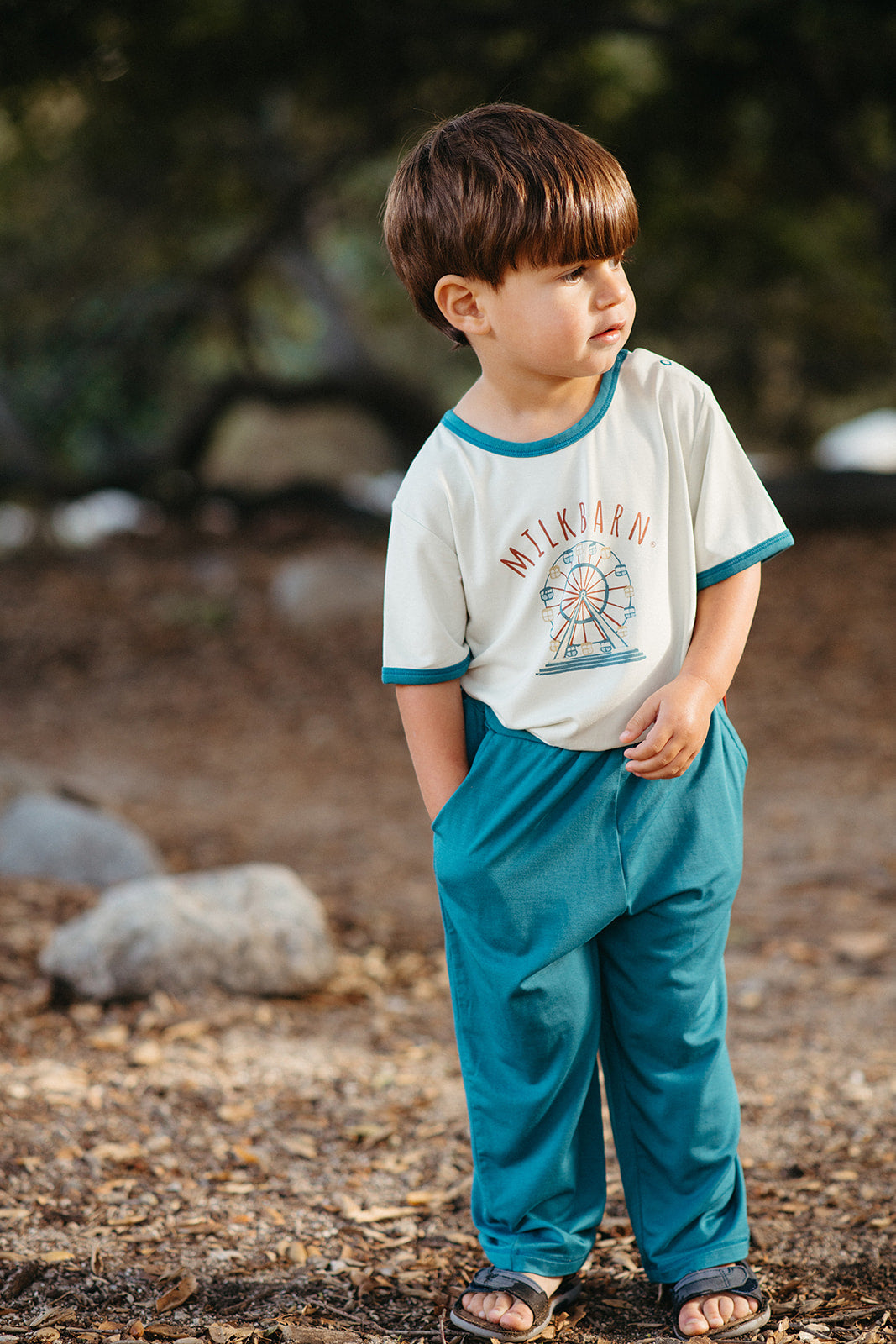 Dream Ocean Bamboo Stretch SS Sport Two Piece Set