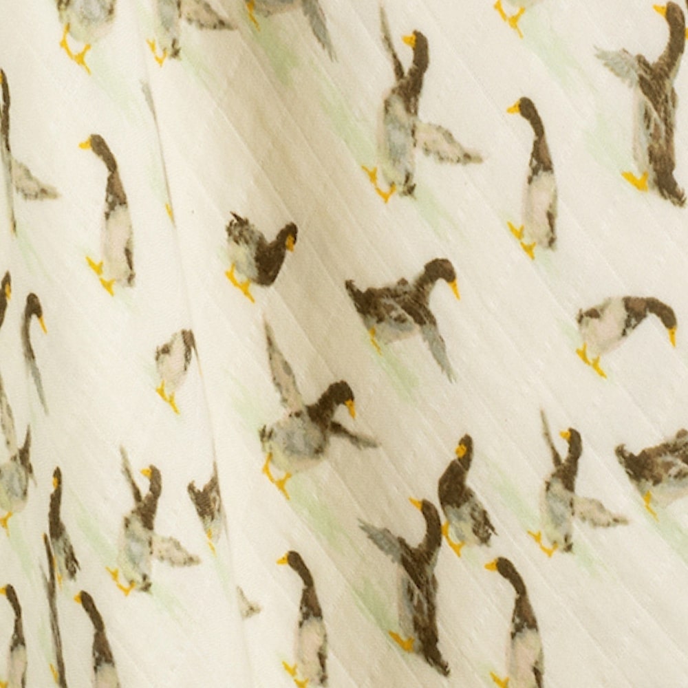 Duck Muslin Big Lovey Detail by Milkbarn Kids
