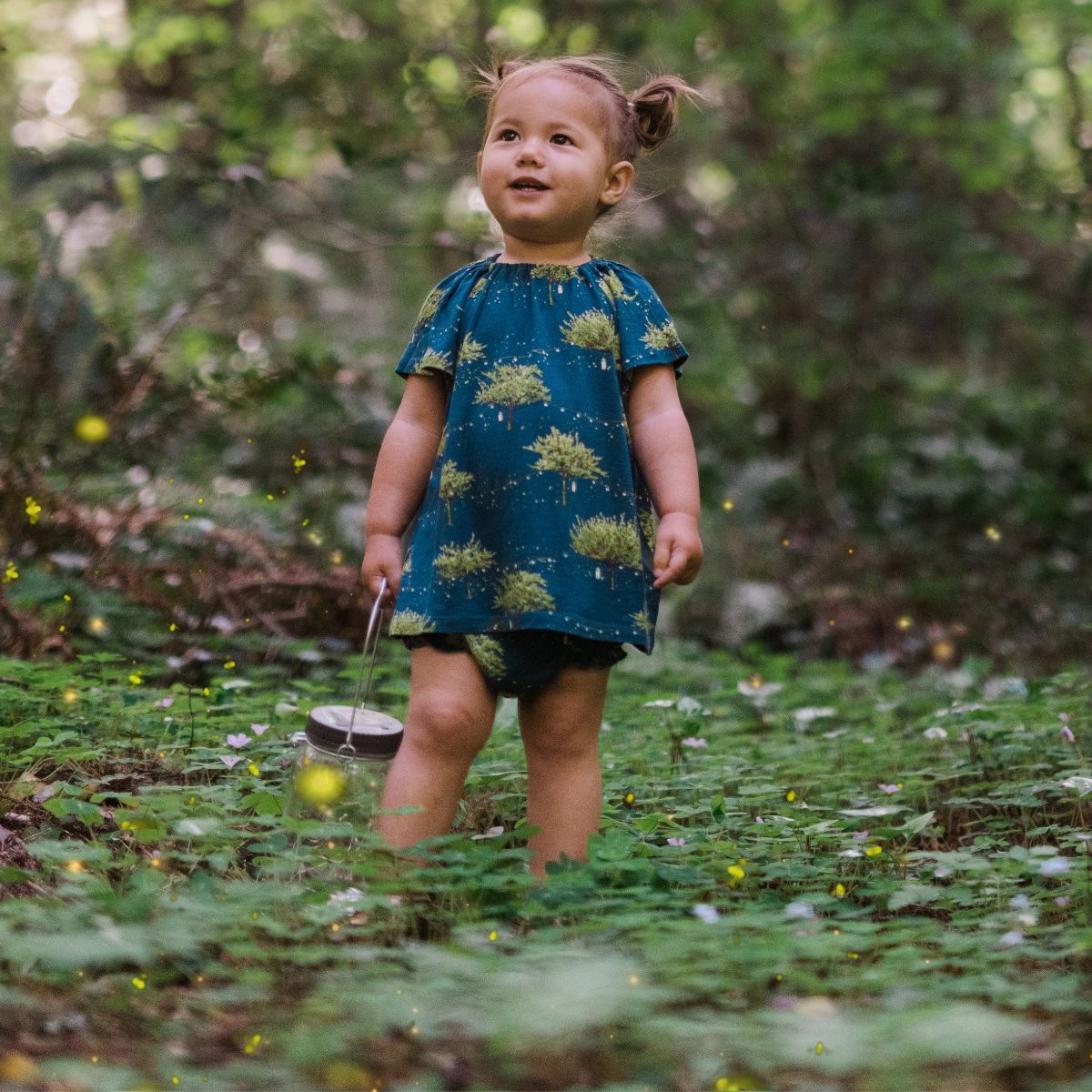 Firefly Bamboo Dress and Bloomer Set by Milkbarn