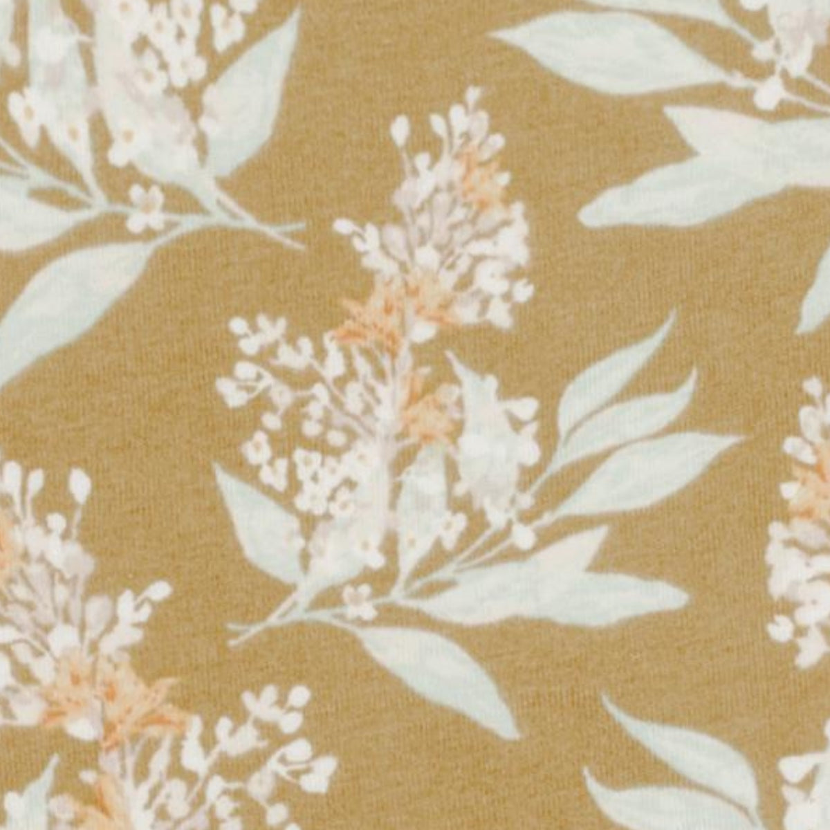 Gold Floral Print Detail