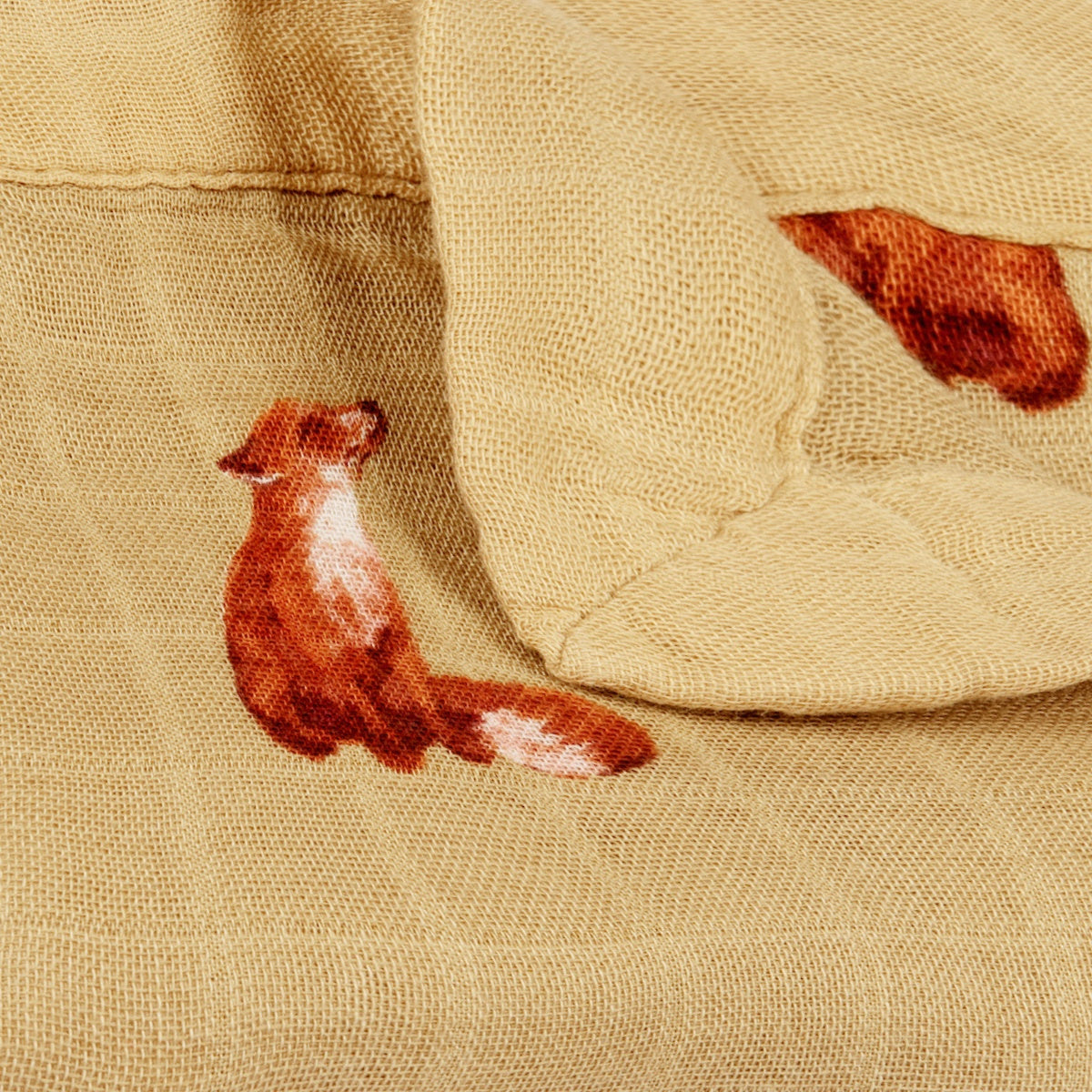 Gold Fox Mini Lovey Detail