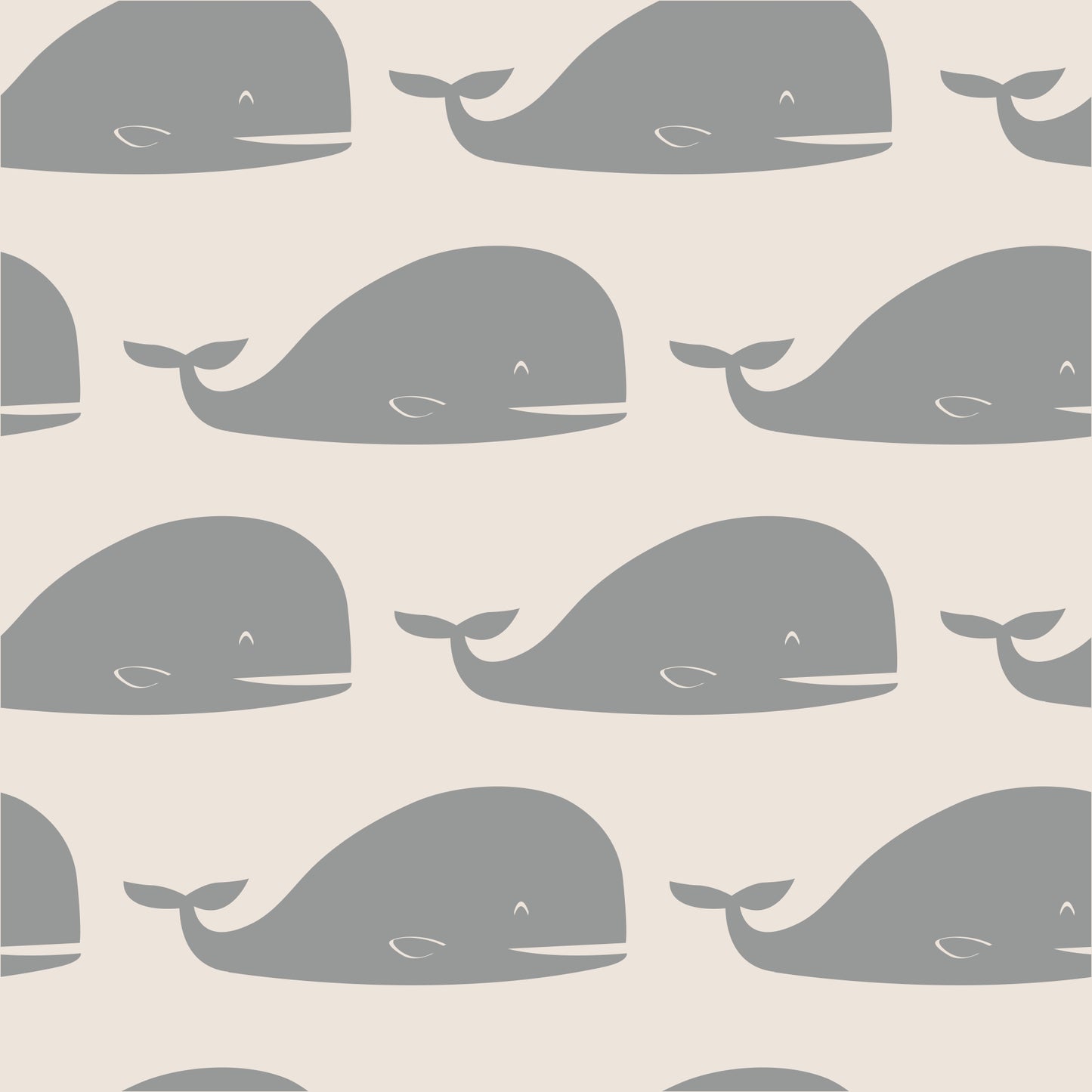 Grey Whale Organic Knotted Hat