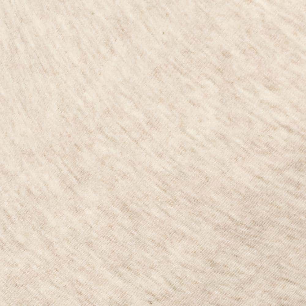 Heathered Oatmeal Organic Cotton Fabric by Milkbarn Kids