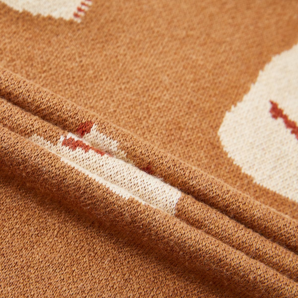 Honey Bear Knitwear Folded Pattern Detail